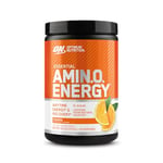 Optimum Nutrition Amino Energy Pre Workout Powder, Energy Drink with Amino Acids, BCAA and L-Glutamine, Food Supplement with Vitamin C and Caffeine, Orange Cooler Flavour, 30 Servings, 270 g