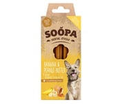 SOOPA - BLAND 3 FOR 108 - Dental Sticks Banana og & Peanut Butter 100g