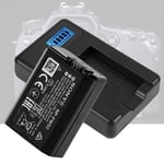 Lightweight NP-FW50 Battery LCD Single Charger for Sony Alpha A6300 A6500 A7r