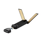 Asus (USB-AX56 No Cradle) AX1800 (574+1201) Wireless Dual Band Wi-Fi 6 USB Adapt