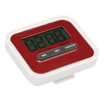 Digital Timer, Small Count Down/ UP Clock  with Magnetic, Big LCD Display Red