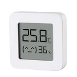 Xiaomi Mi Temperaturfuktighetsmonitor 2 Smart inomhustermometer Vit, 1,5" LCD-skärm, Bluetooth, Lång batteritid，