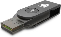 Clé de sécurité Pro-A FIDO2 avec Port USB A et NFC, Application d'authentification TOTP/HOTP, authentification à Deux facteurs FIDO 2.0 2FA MFA, Fonctionne avec Windows/macOS/Linux/Gmail