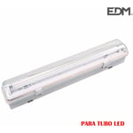 EDM - Réglette fluorescent etanche pour tube led 1x18w (eq. 36w) 220v 123cm ip44