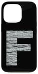 Coque pour iPhone 13 Pro Lettre F de l'alphabet