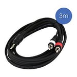 Mini Jack St/2 RCA M 3M