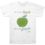 The Beatles Men's A is for Apple T-Shirt, White, X-Large