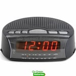 Lloytron AM/FM Radio Alarm Clock LED Display Bedside with Sleep Timer and Snooze