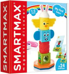 SMARTMAX - My First Totem, Magnetic Discovery Play Set with 24 Challenges, 7 pi