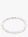 Ivory & Co. Crystal Tennis Bracelet, Silver