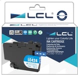 Cartouche d'encre Compatible LC-424 LC424 LC-424C LC424C(1Pack,Cyan) Remplacement pour Brother DCP-J1200W DCP-J1200WE(Q1315)