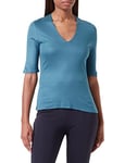 s.Oliver BLACK LABEL Women's 10.2.20.12.130.2124323 T-Shirts Short Sleeve, Blue Green, 6