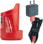 Milwaukee M12 TC-0 Chargeur de Voyage Chargeurs USB Veste Smartphone