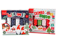 Christmas Game Crackers Bundle - Who Am I? & Crimbo Bingo - Set of 12