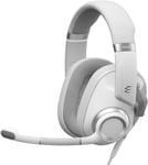 H6 Pro Casque Audio Fermé Avec Micro - Arceau Léger Soulever Pour Mettre En Sourdine - Casque Micro Confortable Pour Pc, Mac, Ps4, Ps5, Xbox Série X, Xbox One, Nintendo Switch (Blanc)