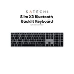 Satechi Slim X3 Bluetooth Keyboard SG with Numeric Keypad Backlit (ST-BTSX3M-UK)