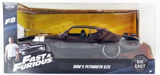 Fast & Furious - Jada - Dom's Plymouth GTX - Vehicule métal 1:24ème