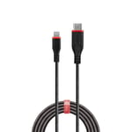 LINDY 31286 1 m Robust USB Type C to Lightning Charging Cable  LINDY (US IMPORT)