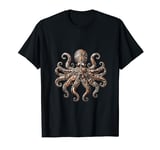 Clockwork Octopus Steampunk Kraken Sea Cryptid Graphic T-Shirt