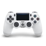 Manette PS4 DualShock 4.0 V2 Blanche/Glacier White - PlayStation Officiel