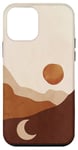 iPhone 12 mini Aesthetic Boho Day and Night Pattern Sun and Moon Art Case