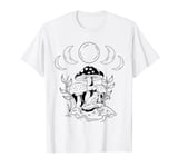 Aesthetic Goblincore and dark Cottagecore Mushroom white T-Shirt