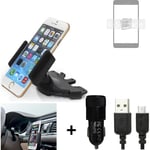 For Samsung Galaxy S23+ + CHARGER Mount holder for Car radio cd bracket