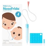 Frida Baby NoseFrida Nasal Aspirator, Snot Sucker Suitable for Newborns and Babies, Baby Nose Sucker with 24 Extra Hygiene Filters