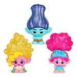 Les Trolls 3 DreamWorks Poupées aux Cheveux pailletés, Souples et élastiques - Stretchy Hair Branche