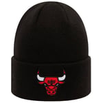 casquettes Homme, New Era Chicago Bulls Cuff Hat, Noir