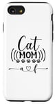 Coque pour iPhone SE (2020) / 7 / 8 Cat Mom AF Best Moms Ever Moms of Kitties Funny Kitten Humour