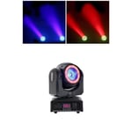 Lyre Beam Wash LED 50W avec anneau RGBW + ANNEAU 12 Leds SMD 5050 RGB