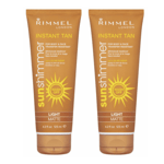 Rimmel London Instant Tan Sun Shimmer Instant Tan - Light Matte 125ml x2