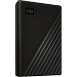 WD My Passport 2 Tt USB 3.0 -hårddisk, svart