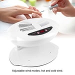 Hot && Cold Air Nail Dryer WarmCool Nail Polish Drying Fan Manicure Tool BLW