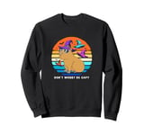 Halloween Capybara Dont Worry Be Capy Sweatshirt