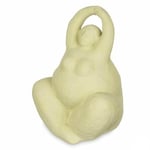 Gift Decor Figurine décorative Verte Dolomite 14 x 18 x 11 cm (6 unités) Femme Yoga