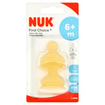 NUK First Choice+ Latex Teat Size 2 Large Hole