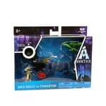 Figurine de collection - McFarlane Toys - Avatar Le Film - Coffret Thanator et Jake