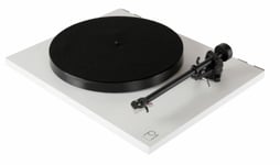 Rega Planar 1 Carbon Plus med inbyggt RIAA, mattvit