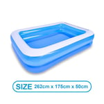 Grande Piscine d'Été Gonflable à Cadre de 2m/2.6m,Baignoire pour Enfants - Type 260 cm