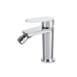 Mitigeur robinet KATE Bidet salle de bain, Tuyau en acier raccord 3/8 ", Accessoires d'installation inclus, Chrome