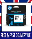 HP N9K06AE 304 Original Ink Cartridge, Black, (Pack of 1)HP DeskJet FREE POSTAGE