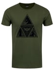 The Legend Of Zelda T-shirt Nintendo Triforce Deco Men's Green