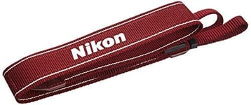 Nikon Neck Strap D5200 Red, D3200 Red, D3100 Red attached Simple Red for SLR slr