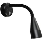 Casolux Mary Flex vegglampe flex mini alu. svart 10-30v