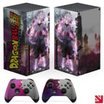 Goku Black Dragonball Super Anime XBOX SERIES X Skin Decal Vinyl Sticker Wrap