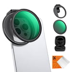 K&F Concept 67mm Magnetic Variable ND2-32 Filter (1-5 Stop) Set for Phone Lens