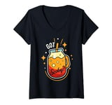 Womens Got Scoby? Kombucha Tea V-Neck T-Shirt