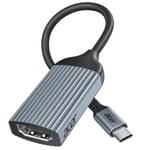 Acer Adaptateur USB C vers HDMI 4K@60Hz, Adaptateur Thunderbolt 4 3 Type C HDMI 2.0 Compatible avec iPhone 16 Plus Pro Max 15 MacBook Pro Air Surface Pro 10 iPad Pro Air Galaxy S24 Ultra